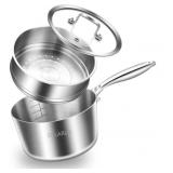 New DELARLO Kitchen Tri-Ply Stainless 3-Quart