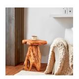 NEW Cedar Roots Tree Stump End Table 13.5" x 16"