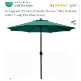 Sunnyglade 9Ft Patio Umbrella Outdoor Table