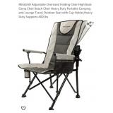 NEW Oversized High Back Camp Chair w/ Cup Holder,