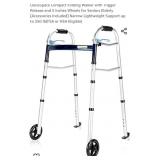 OasisSpace Compact Folding Walker with Trigger