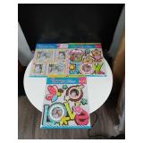 3 new packs of self adhesive wall decor