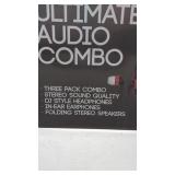 New Audio Combo Headphones, Earbuds,& Folding