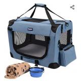 Portable Collapsible Dog Crate, Travel Dog Crate