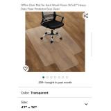 Office Chair Mat for Hard Wood Floors 36"x47"