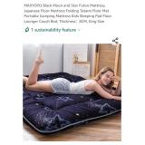 King Size Futon Mattress, Black Moon & Star