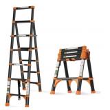 New  Telescoping Ladder, A-Frame Aluminum