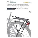 CXWXC Rear Bike Rack - Bike Cargo Rack for Disc