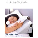 Bed Wedge Pillow for Headboard Gap SupportMay