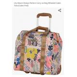 NEW Carry on Bag, Wheeled, Tropical Pink