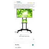 Perlegear Rolling TV Stand for 32-85 Inch Screens