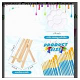 Painting Set with Easel Includes Wood Easel 1