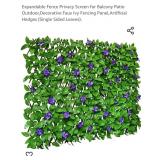 NEW Expandable Fence Privacy Screen w/ Purple