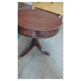Antique Mahogany Duncan Phyfe Round Table 28"