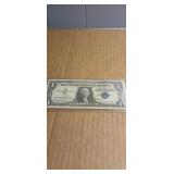 1957B  Blue Seal Silver Certificate in protective