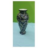 Czechoslovakia Vase  10.5" tall.  (Purple,green,&