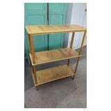 Nice 3 Shelf Unit   26"wide,10"Deep,32" Tall