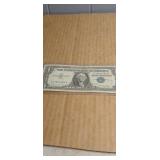 1957A  Blue Seal Silver Certificate in protective