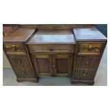Antique Wood Dressing Vanity,l Lots of Storage,7