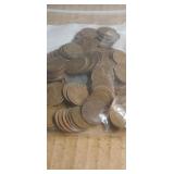 100 Mixed Dates Wheat Pennies