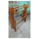 Wood Quilt Rack  Good Condition