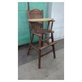 Vintage Childs Chair/Doll High Chair