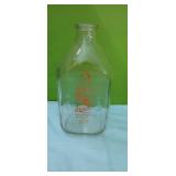Stearns Dairy 1/2 Gallon Milk Bottle Denver Co