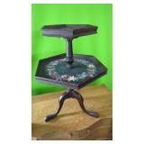 Antique Mahogany 2 Tier Table