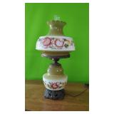 Beautiful Large 28" Tall GWTW Lamp Top & Bottom