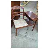 Mahogany Gossip Bench