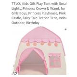 New Boys Castle Play Tent (blue)  51" tall x 51"