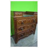 Beautiful Walnut East Lake Style Marble Top