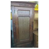 Antique Walnut Pantry/ Towel  Cabinet 39" W x 78"