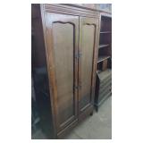 Antique Wardrobe with 4 Shelves, & Light.   2