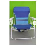 New Adult Backpack Beach Chair with storage 19.5"
