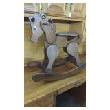 Wood Rocking Horse 26" Tall 30" Long