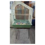 Large Birdcage On Stand.    Nice Condition.Was