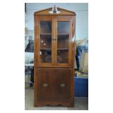 Mahogany Corner Cabinet 31" Wide. X  6