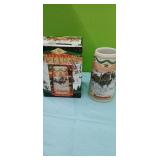 1996 Budweiser Holiday Stein " American Homestead
