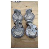 4 Swivel Wheels 5" Has been Used