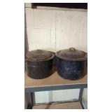 2 Graniteware Canners