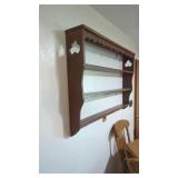 Large Wall Shelf  50" Wide x 35" Tall 3 Shelves