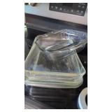 3 Baking Pans. Fire King,Pyrex, Anchor Hocking