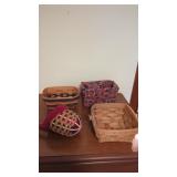 3 Longaberger Baskets & Insert