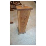Solid Oak Toilet Paper Holder