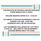 ESTATE OF DAVID & HELEN SCHAFER - BRIGHTON IL