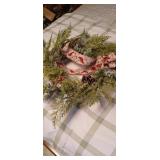 Pinecone Wreath with Red Birds