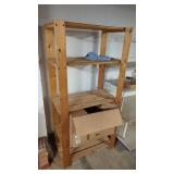 Wood Shelf unit 5 Shelves