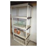 Plastic Shelf Unit.