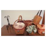 6 Longaberger Baskets